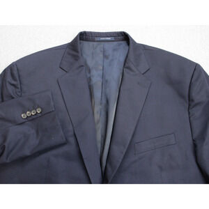 Ralph Ralph Lauren Blazer Mens 54R Navy Blue 100% Wool 2 Buttons